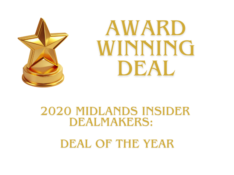 Award Winning Deal - 2020 Midland Insider Dealmakers Deal of the Year